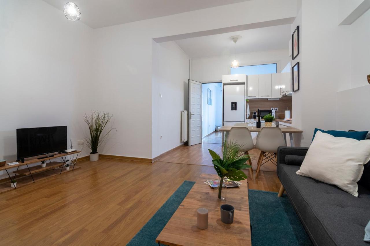 Modern 2Bd Apt In Athens , 3-Min Metro Εξωτερικό φωτογραφία