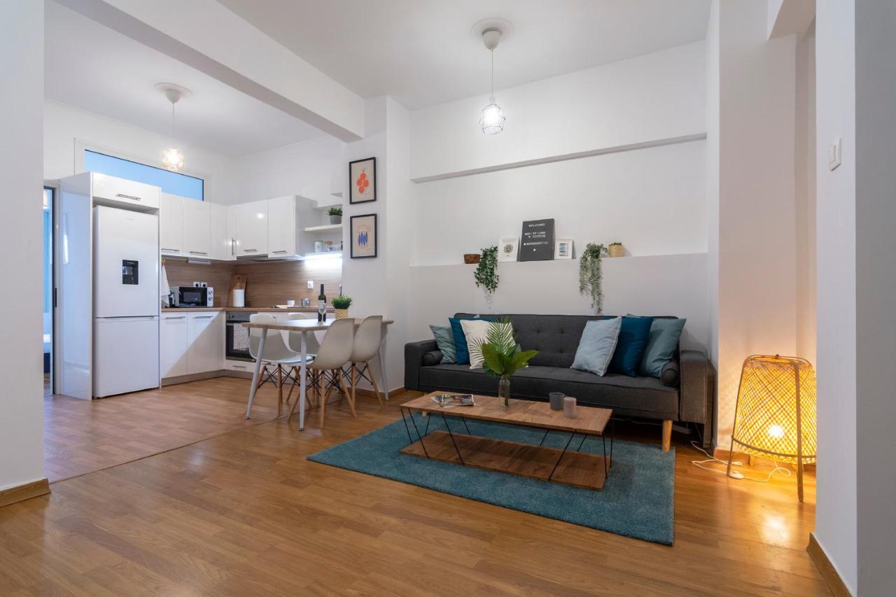 Modern 2Bd Apt In Athens , 3-Min Metro Εξωτερικό φωτογραφία